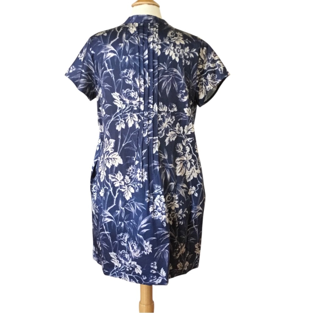 Peruvian Connection Floral Pleated Tunic Dress - Picture 3 of 8